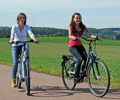 Radfahren im Burgsteingebiet